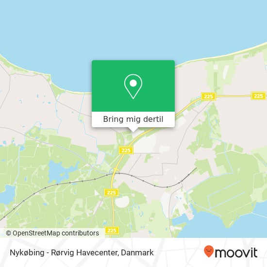 Nykøbing - Rørvig Havecenter kort