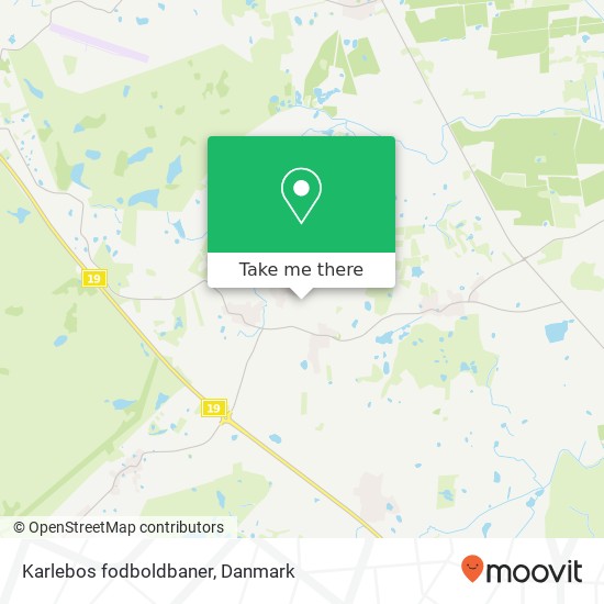 Karlebos fodboldbaner kort