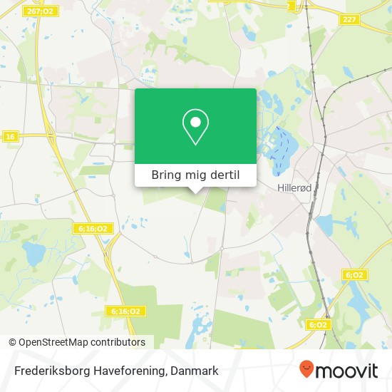 Frederiksborg Haveforening kort