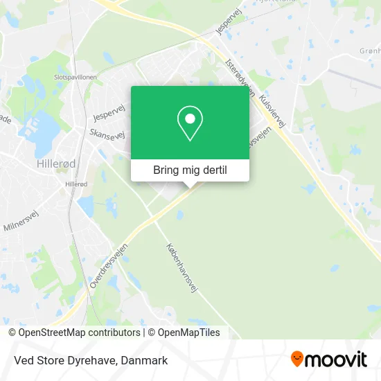 Ved Store Dyrehave kort