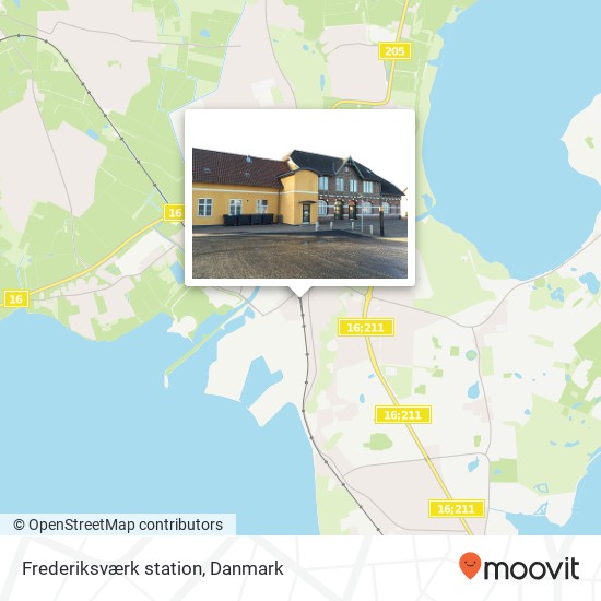 Frederiksværk station kort