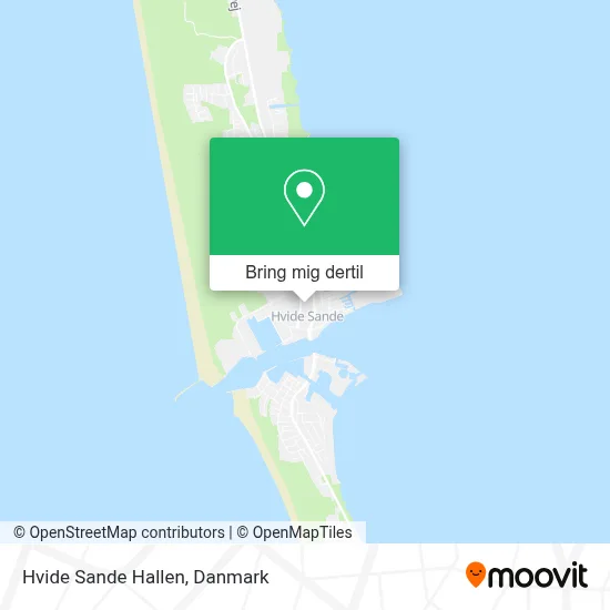 Hvide Sande Hallen kort