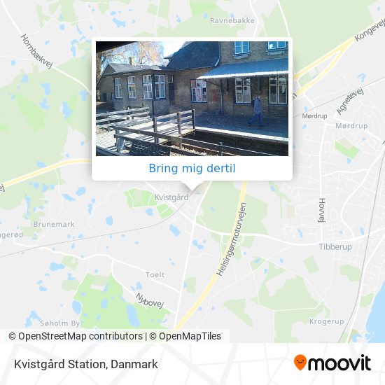 Kvistgård Station kort