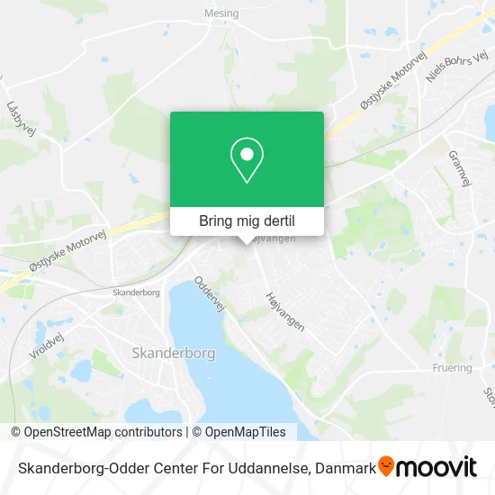 Skanderborg-Odder Center For Uddannelse kort