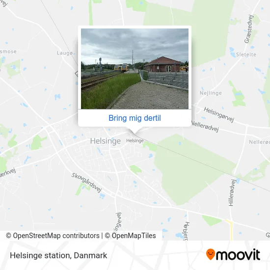 Helsinge station kort