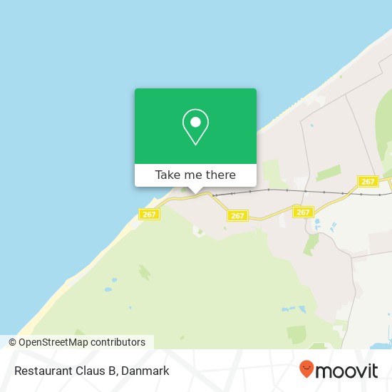 Restaurant Claus B kort