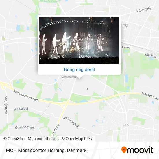 MCH Messecenter Herning kort