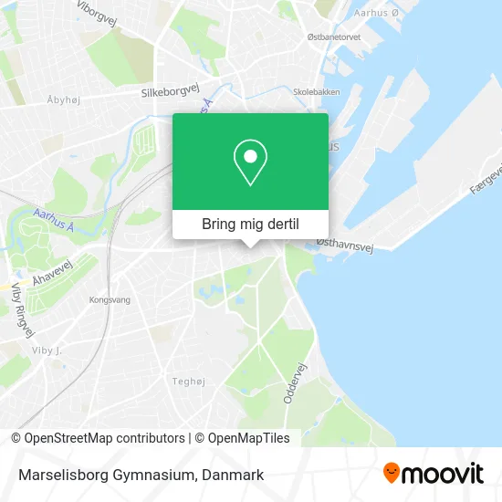 Marselisborg Gymnasium kort