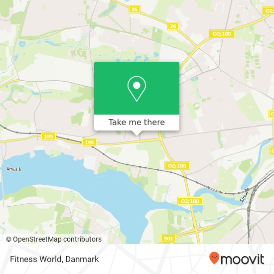 Fitness World kort