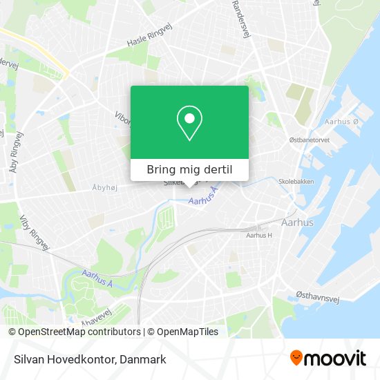 Silvan Hovedkontor kort