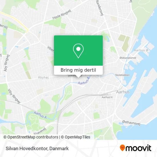 Silvan Hovedkontor kort