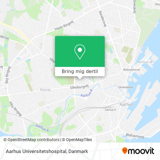 Aarhus Universitetshospital kort