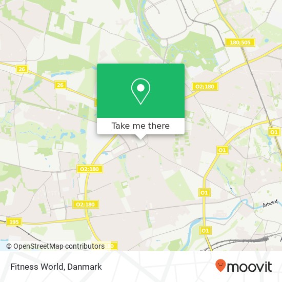 Fitness World kort