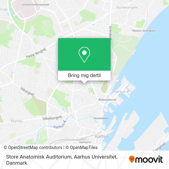 Store Anatomisk Auditorium, Aarhus Universitet kort