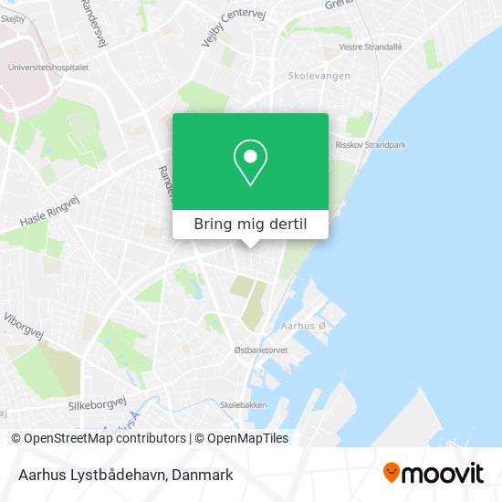 Aarhus Lystbådehavn kort