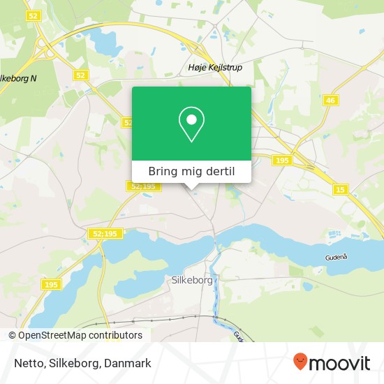 Netto, Silkeborg kort