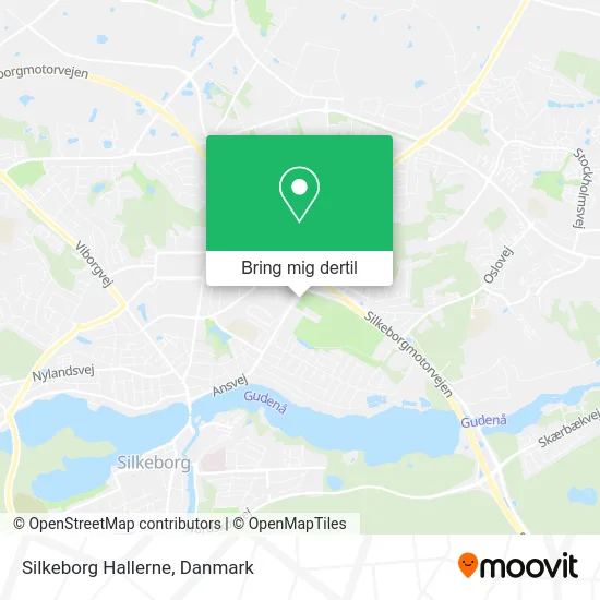 Silkeborg Hallerne kort