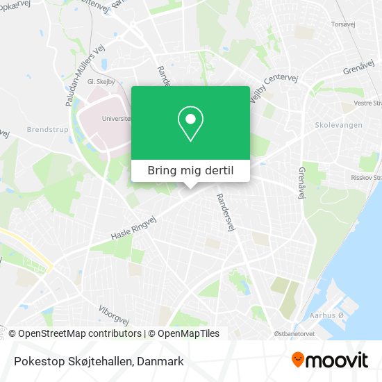 Pokestop Skøjtehallen kort