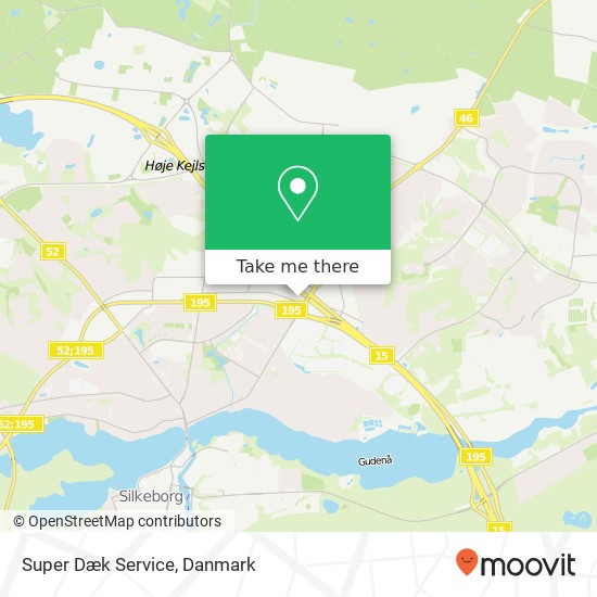 Super Dæk Service kort