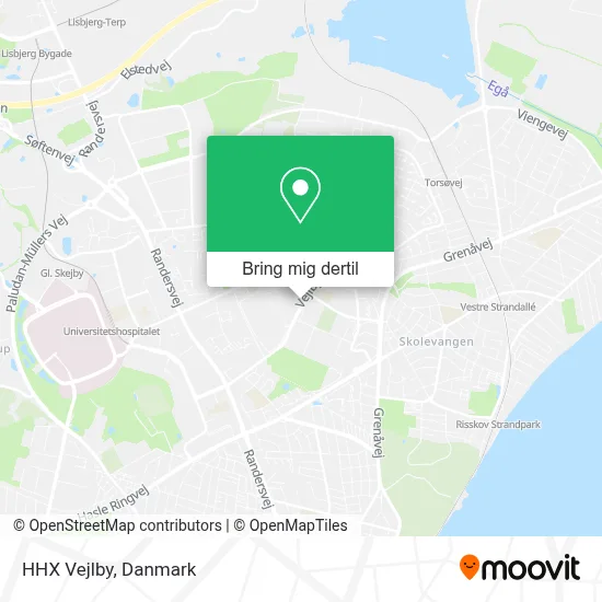 HHX Vejlby kort