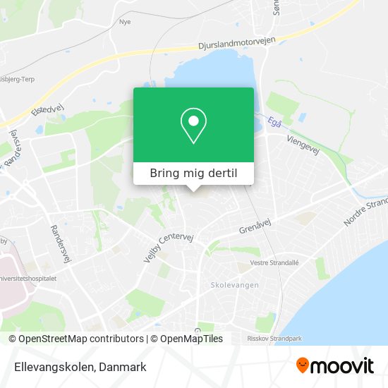 Ellevangskolen kort