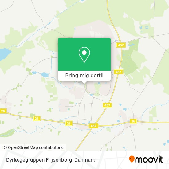 Dyrlægegruppen Frijsenborg kort