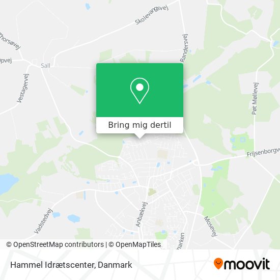Hammel Idrætscenter kort