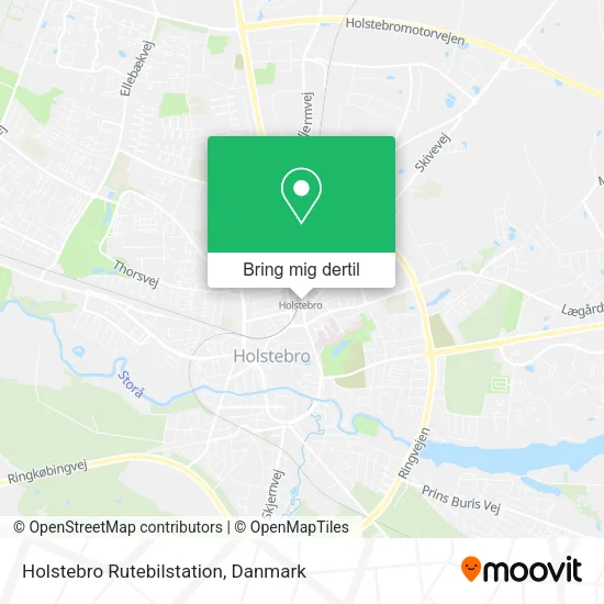 Holstebro Rutebilstation kort