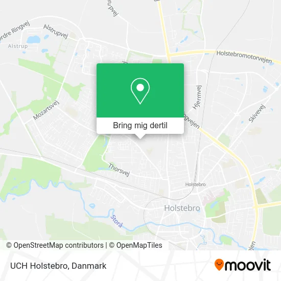 UCH Holstebro kort