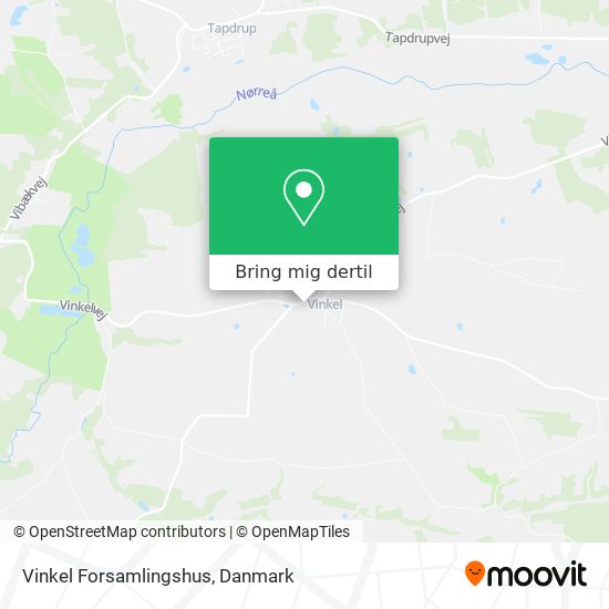 Vinkel Forsamlingshus kort