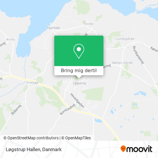 Løgstrup Hallen kort