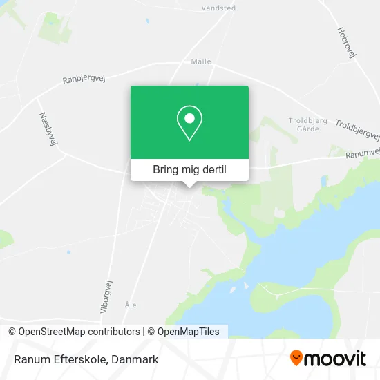 Ranum Efterskole kort