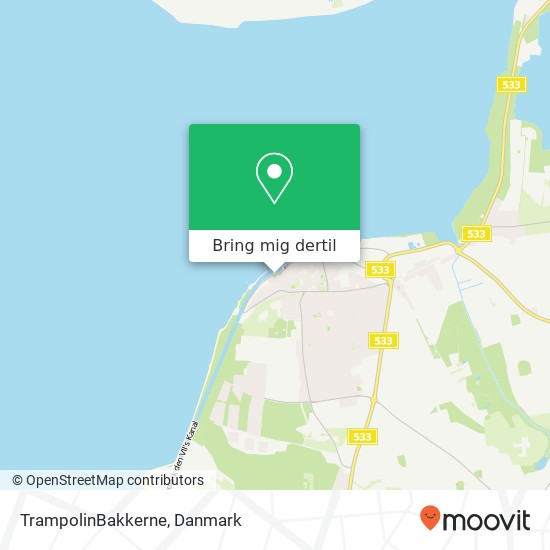 TrampolinBakkerne kort