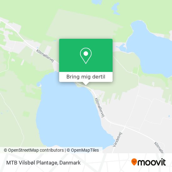 MTB Vilsbøl Plantage kort