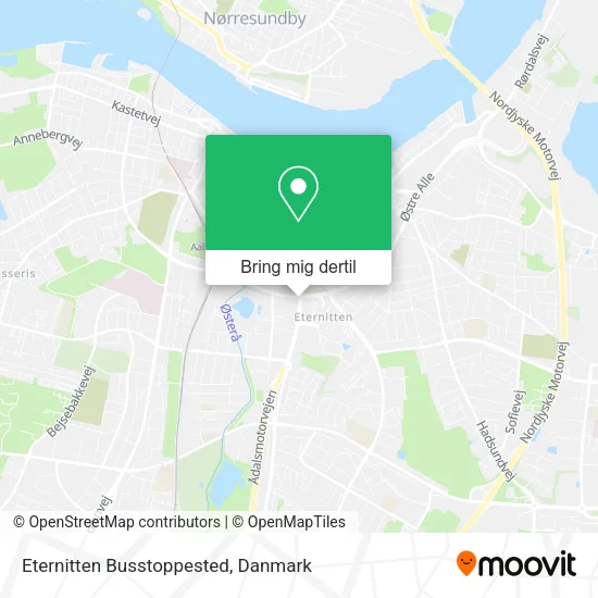Eternitten Busstoppested kort