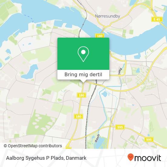 Aalborg Sygehus P Plads kort
