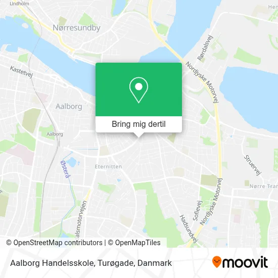 Aalborg Handelsskole, Turøgade kort