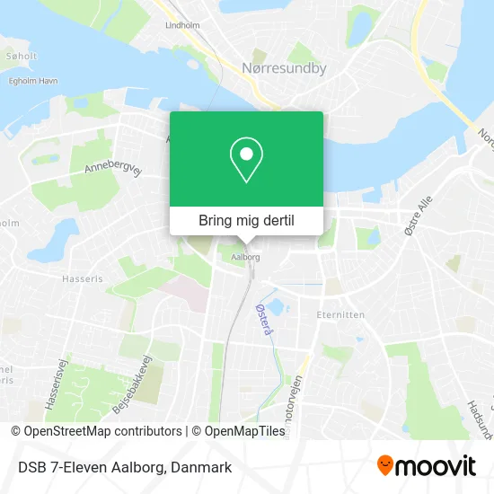 DSB 7-Eleven Aalborg kort