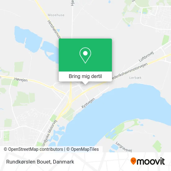 Rundkørslen Bouet kort