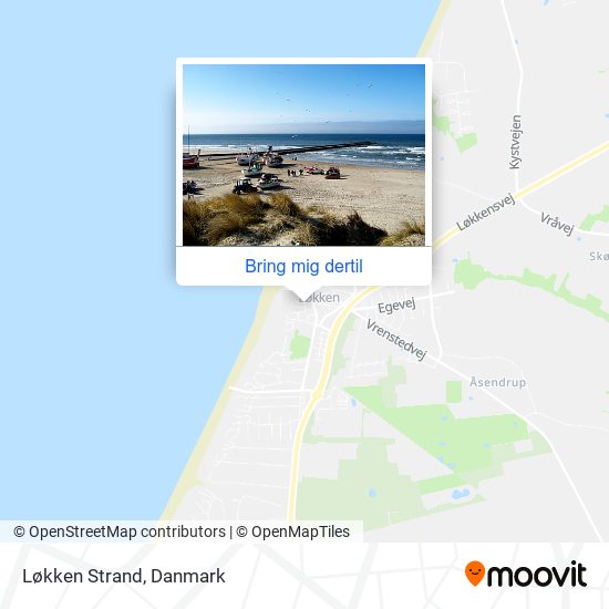 Løkken Strand kort