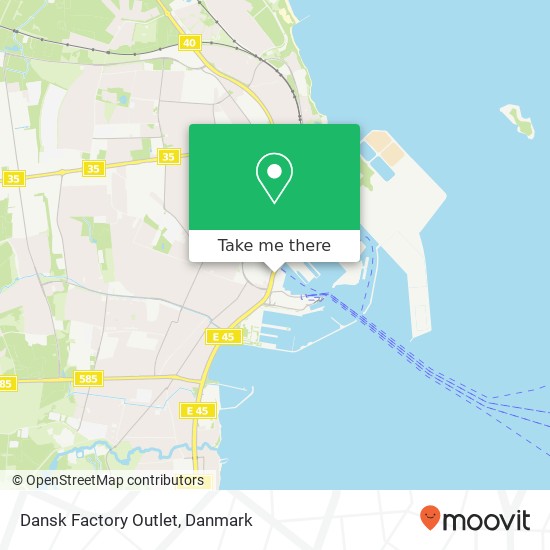 Dansk Factory Outlet kort