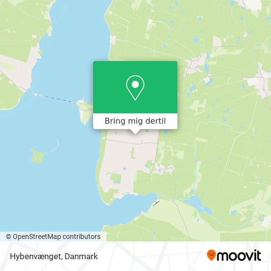 Hybenvænget kort