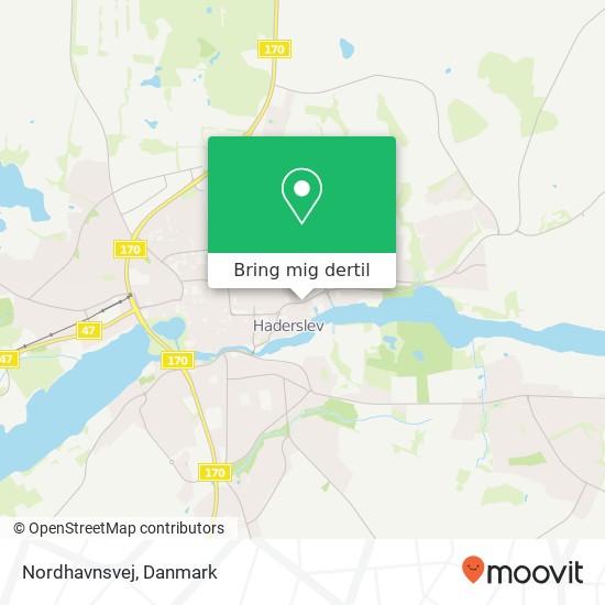 Nordhavnsvej kort