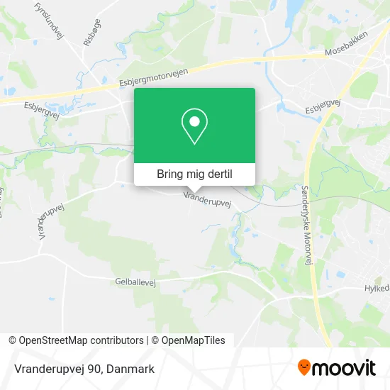 Vranderupvej 90 kort