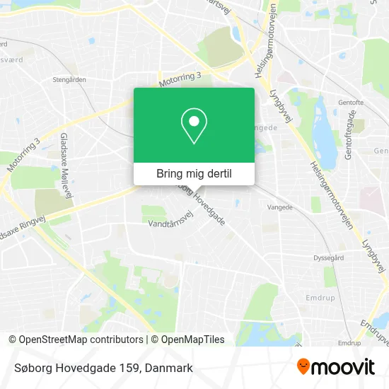 Søborg Hovedgade 159 kort