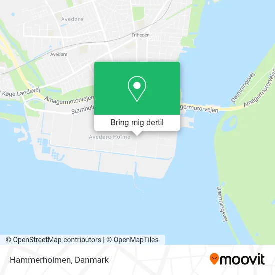Hammerholmen kort