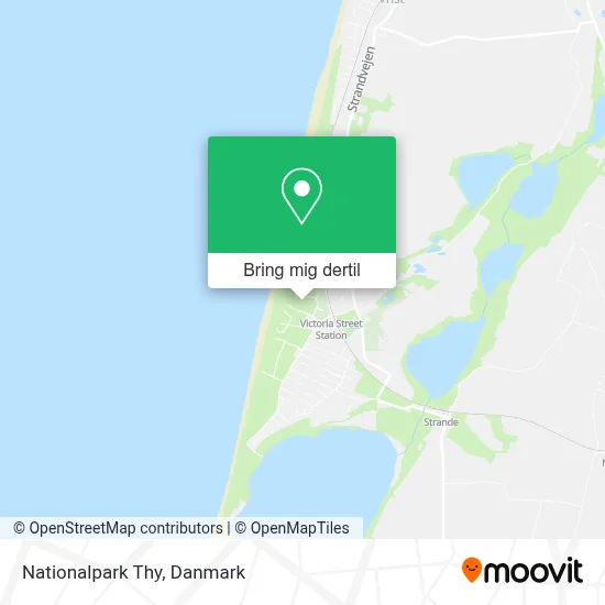 Nationalpark Thy kort