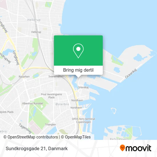 Sundkrogsgade 21 kort