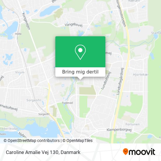 Caroline Amalie Vej 130 kort
