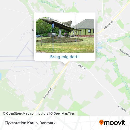 Flyvestation Karup kort